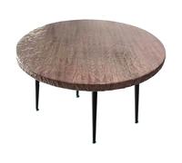 Trasparente Table Protector, PVC Round Tablecloth, Spill-Defending Finish, protezione a lunga durata, elastico Edge Strap Fit, resistente alle intemperie Clear Rug for Indoor Garden, Kitchen, Desk