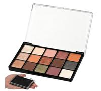 Trasparente, Tavolozza Magnetica Vuota per Ombretti Nero Coperchio | Superficie Liscia, Base Magnetica in Plastica, per Blush e Polveri, Uso da Viaggio e Kit Cosmetico