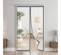 Trasparente Tenda Magnetica per Porte Isolate Termicamente 140x220cm,EVA Tenda Termica Isolante Freddo per Porte e Finestre per Balcone Cucina Camera da Letto,Chiusura Automatica