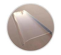 Trasparente Toldo para Puerta de Entrada Protección UV Parasole Impermeabile Resistente alla Lluvia y Nieve Lona Sólida para Porche y Patio 40 x 220 cm Sin Soportes.