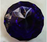 Trasparente Verde Blu Rosa Ambra Nero Vetro Sfaccettato Mortasa Porta Knobs Paia