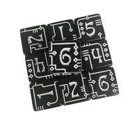 Trasparenti di durevolezza Meccanici a tema Dadi Multiuso Acrilico Per Casinò Gioco E Attività Educativa Durabilità Acrilico