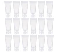 trasparenti vuoti e ricaricabili in plastica per campioni cosmetici, barattoli da viaggio, contenitori da viaggio per balsami, lucidalabbra, shampoo, gel doccia, lozione per il corpo (50ml)