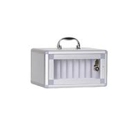Trasparenza Porta Telefono Storage Organizer Parete Multi Slot Armadio In Lega di Alluminio Per Aula Dormitorio Uso Aula Gestione Del Telefono Governo Con Maniglia