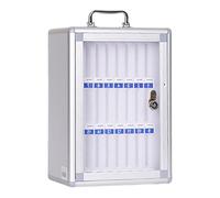 Trasparenza Porta Telefono Storage Organizer Parete Multi Slot Armadio In Lega di Alluminio Per Aula Dormitorio Uso Porta Trasparente Porta Telefono Organizer Cabinet