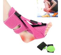 Traspirante Brace di Fascite Plantare, Tutore Fascite Plantare Notturna, Stecche Notturne per FascitePlantare, Tutore Tendine D'achille con 3 Cinghie Regolabili per FascitePlantare, Piedi Piatte