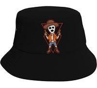 Traspirante Cappello Estivo da Pescatore Scary Masked Cowboy Spiaggia Cappellino Moderno Estate Cappello per Trekking Uomo Pesca