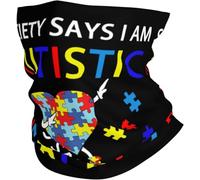 Traspirante Fascia per Capelli Autism Awareness-It's Ok to Be Different Scaldacollo Scaldacollo 26X30cm per Outdoor,Yoga,Estivo