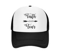 Traspirante Fede Oltre La Paura Mesh Berretto da Baseball Estate All'aperto Uomini Donne Moda Sport Cappelli Hip Hop Trucker Regalo