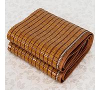 Traspirante Mahjong Mat Summer Bamboo Topper Carbonizzato Pieghevole Bamboo Sleeping Mats Materasso di raffreddamento naturale per Mahjong Eco-Friendly Bedding Solutions
