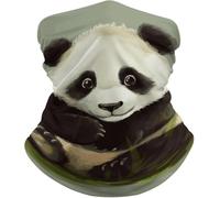 Traspirante Sciarpa al Collo,Cute Little Panda,Ghetta da Collo Antipolvere Fascia per Capelli per attività Escursionismo Yoga 26X30cm
