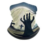 Traspirante Sciarpa al Collo, Scaldacollo Graveyard Ghost Hand Multiuso Cerchietto per Capelli per attività Campeggio Bambini