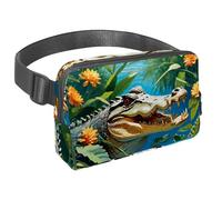 Trasporta comodamente i tuoi oggetti essenziali con la nostra borsa a tracolla regolabile per passeggiate, escursioni e ciclismo, colomba e fiore carini, Multicolore#04, 1.5x9.0x5.9in/4x23x15cm