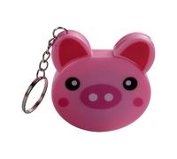 Trasportabile 1.5m Codice Cerchio Nastro Misura Cartoon Disegni Animali ABS PVC Fibra di Vetro Retrattile Strumento per Uso Domestico Flessibile PVC Portachiavi Mestiere Righello