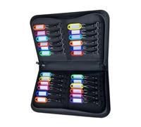 Trasportatore amichevole con gancio ABS e indicatori di colore per agenti immobiliari e specialisti aziendali ABS Hook Bag