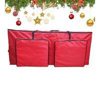 Trasportatore di stoccaggio delle feste - Scatola per albero d'inverno Caso per corone stagionali | Set di attrezzi per il trasporto di vacanze festive kit di stoccaggio pazzo