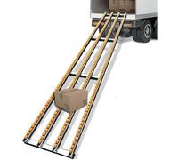 Trasportatore leggero - Puleggia di scarico a rulli in ABS per magazzini industriali, fabbriche e linee di benna, larghezza 50 cm, lunghezza 150 cm, soluzione di movimentazione durevole ed efficiente