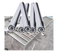 Trasportatore Rullo Rullo di ricambio in acciaio inossidabile per trasportatori da 40" a 4" di lunghezza Rulli trasportatori industriali per fabbriche e magazzini Opzioni di diametro: 1" 1,3" 1,5" 2"