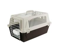 Ferplast Trasportino Gatto, Trasportino Cane Taglia Piccola, Cani e Gatti max 5 Kg, Tetto Apribile, con Cuscino e Ciotola inclusi 32,5 x 48 x h 29 cm, ATLAS 10 OPEN Trasportino Rigido,
