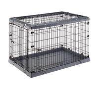 Ferplast Gabbia Cane in Metallo Gabbia Pieghevole per Cani Molto Grandi SUPERIOR 120 Recinto in metallo, con Separatore, Doppia serratura, 118 x 77 x h 82,5 cm.