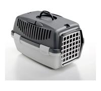 Trasportino Gulliver 1 Stefanplast con porta in plastica Grigio