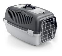 Trasportino Gulliver 3 Stefanplast con porta in metallo Grigio scuro