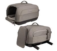 Trasportino per aereo e per seggiolino auto Dupree Tavo - Taglia 1 - Grigio fulvo - Trasportino cane - 1° ORDINE? scegli lo sconto BZR5 / BZR20 + 200 punti fedeltà grigio