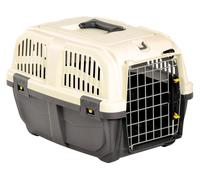 Trasportino per Animali Piccoli in Plastica con Porta in Metallo
