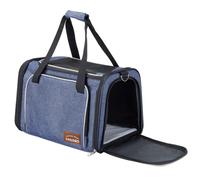 Trasportino per Cani e Gatti in Denim Resistente ai Graffi Pieghevole Morbido e