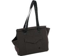 Trasportino per cani - gatti - Giovanni - Borsa in poliestere con tasche portaoggetti, fondo estraibile e ventilazione