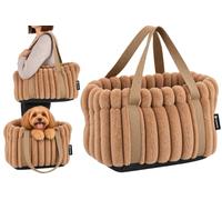 Trasportino per cani - gatti - Lynelle - Beige - 47 x 33 x 26 cm - Flamingo