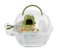 Trasportino per Criceti da Viaggio, Trasportino Portatile con Ruote Silenzi4925