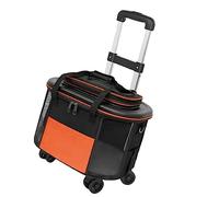 Trasportino per Gatti, Trolley per Animali Domestici Custodia in ABS Ine Hardware Traspirante Portatile per Uscire (ORANGE)