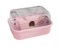 Trasportino Portatile per criceti, Gabbia antiscottatura a 2 Piani, Gabbia di Sicurezza per roditori, Piccoli Animali, Traspirante, Gabbia per Animali da asporto