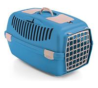 Stefanplast Tasportino gatti e cani GULLIVER 2 azzurro taglia piccola (36x55x35