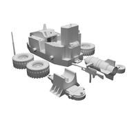 Trasporto Armi per GI Joe 1985 Hasbro Scala 1/18 Veicolo Gioco da Tavolo Kit
