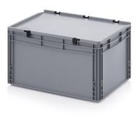 Trasporto Contenitori 60x40x33,5 Con Coperchio Plastica Transportcase Scatola