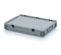Trasporto Contenitori 60x40x9 Con Coperchio Custodia Rigida Scatola 600x400x90