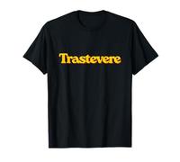 Trastevere T-Shirt Roma Quartiere Vintage Regalo Uomo Maglietta
