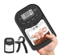 Trasylph Misuratore digitale di forza della presa, 180 kg, con display LCD, dinamometro per la mano, tester elettronico per la forza della presa, per uso domestico e scolastico