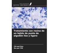 Tratamiento con resina de un tejido de punto de algodón liso y ligero