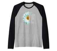Tratta Il Mondo in Modo decente Girasole Margherita Maglia con Maniche Raglan
