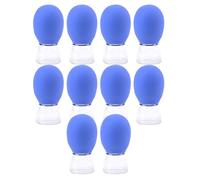 Trattamenti per il viso Tazze di vetro Tazze di silicone Ventose di vuoto Set di coppettazione di vetro per la pelle del viso Muscolo