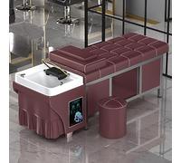 Trattamento con shampoo rosso per lettino di bellezza intelligente, ciclo dell'acqua, massaggio alla testa per centri benessere, salone di bellezza thailandese