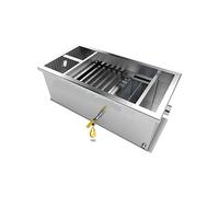 Trattamento delle acque reflue della cucina dell'olio dell'acqua trappola del grasso dell'intercettore dell'acciaio inossidabile for il separatore filtro restauranttrap