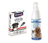 Trattamento e prevenzione contro infestazioni su cani o gatti Vitakraft + omag.