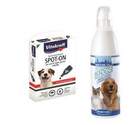 Trattamento e prevenzione contro infestazioni su cani o gatti Vitakraft + omag.