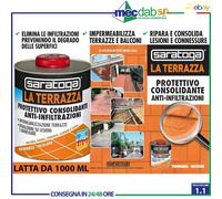 Trattamento Impermeabilizzante Per Pavimenti Terrazze e Balconi Saratoga 1 LT