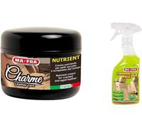 Trattamento Pelle AUTO 3 in 1 MA-FRA + Crema x Sedili Pulisce Idrata e protegge