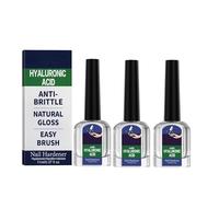 Trattamento per unghie all'acido ialuronico, idratazione intensa, riduce la fragilità delle unghie, favorisce una crescita sana per uomini e donne.,3pcs